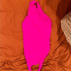 Hot Pink Halter Top BodySuit